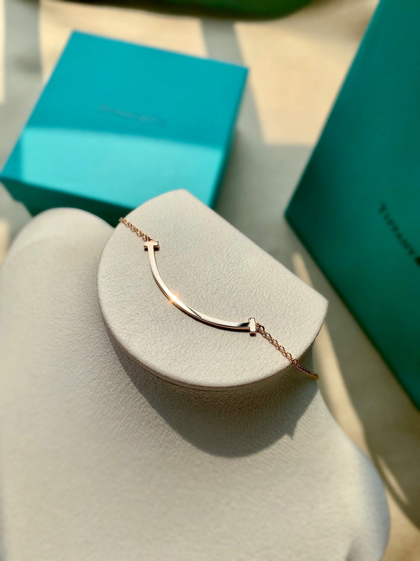 18K Celestial T Smile Pendant Necklace