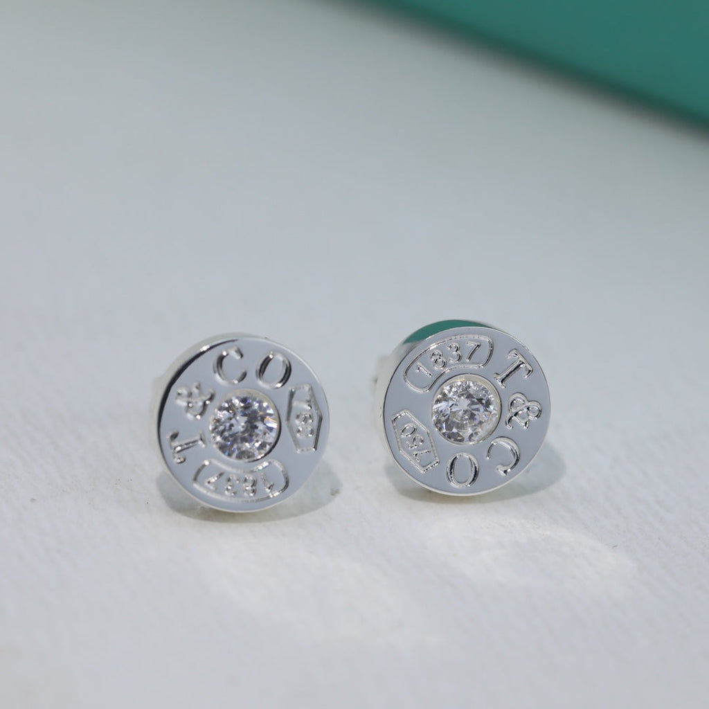 18K Celestial T 1837 Diamond Earrings