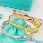 18K Celestial T Atlas x Narrow Hinged Bangle Bracelet