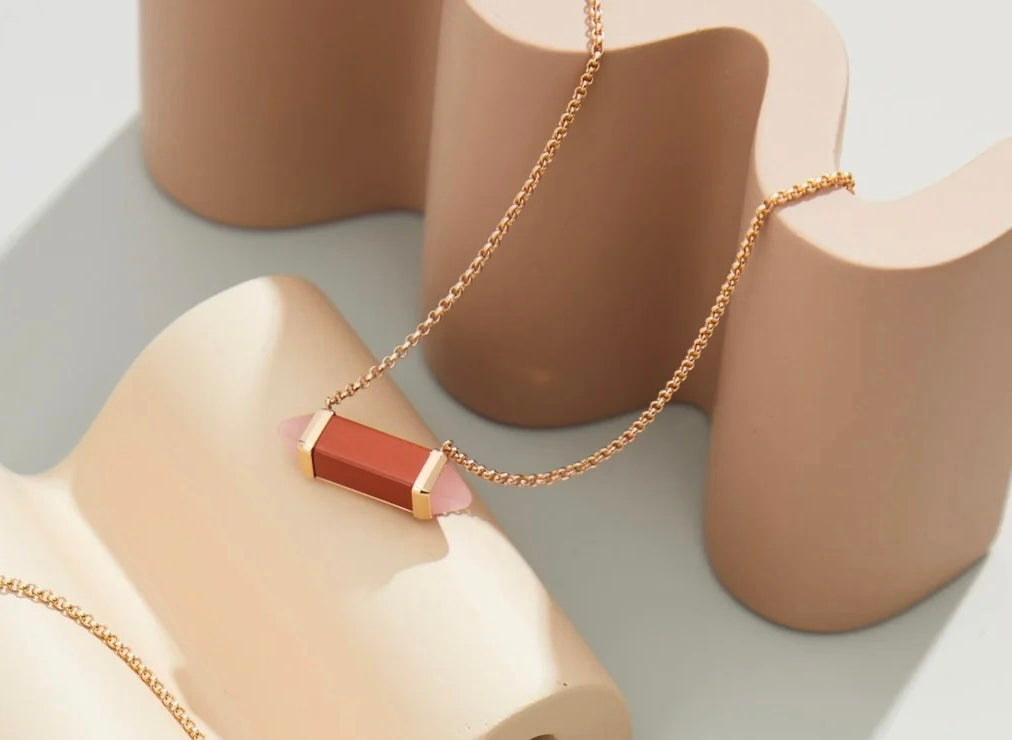 18K Celestial Les Berlingots De Pink Necklace