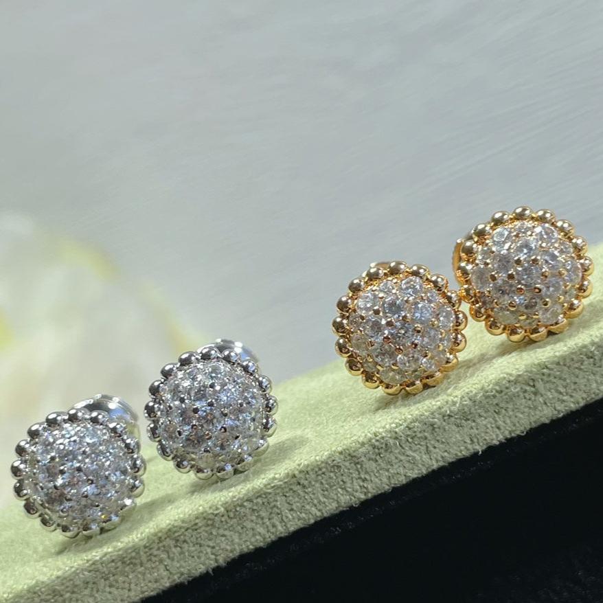 18K Celestial Perl̩e Diamonds Earrings