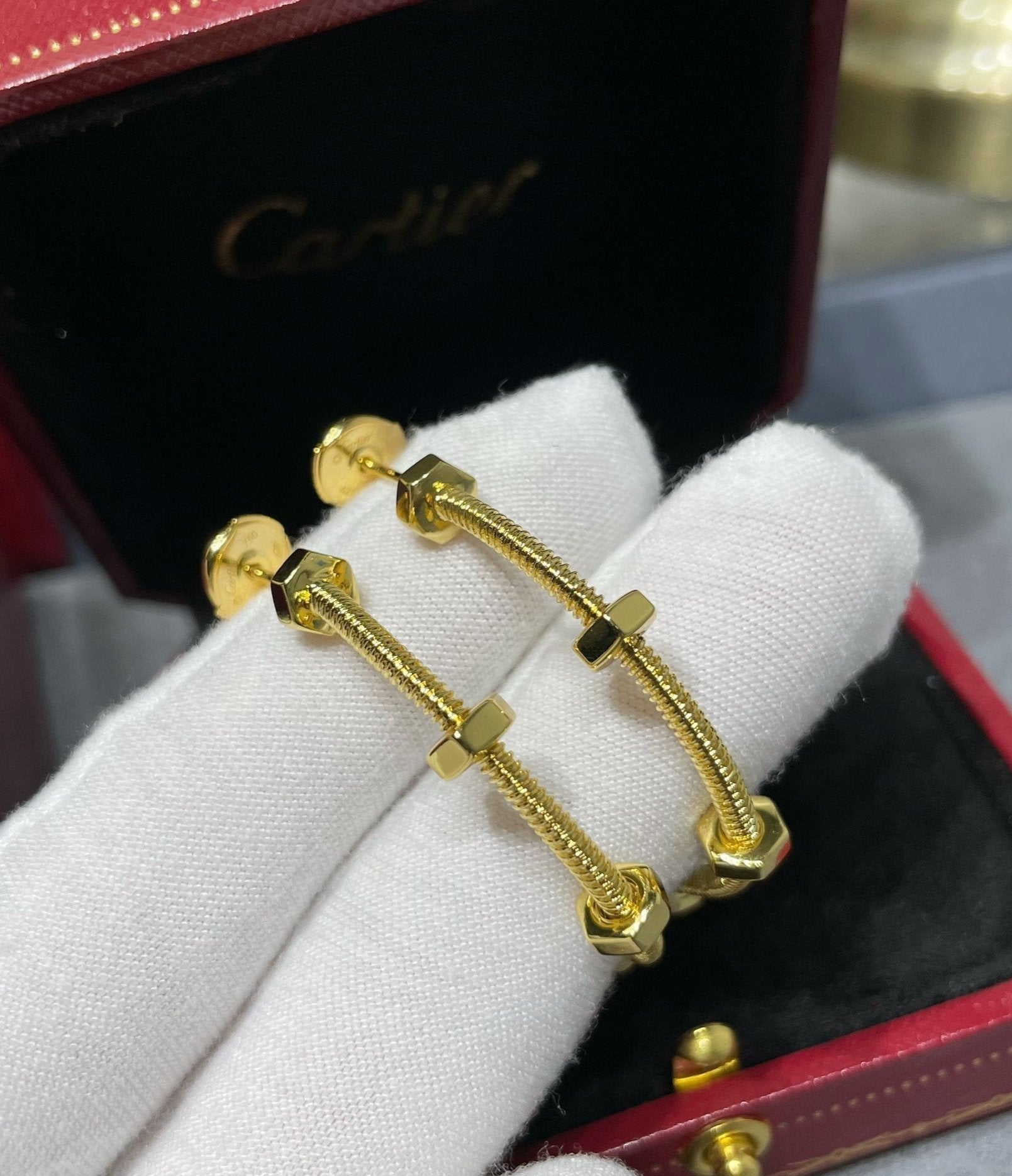 18K Celestial Ecrou De Earrings