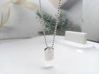 18K Celestial T 1837 Tag Pendant Necklace