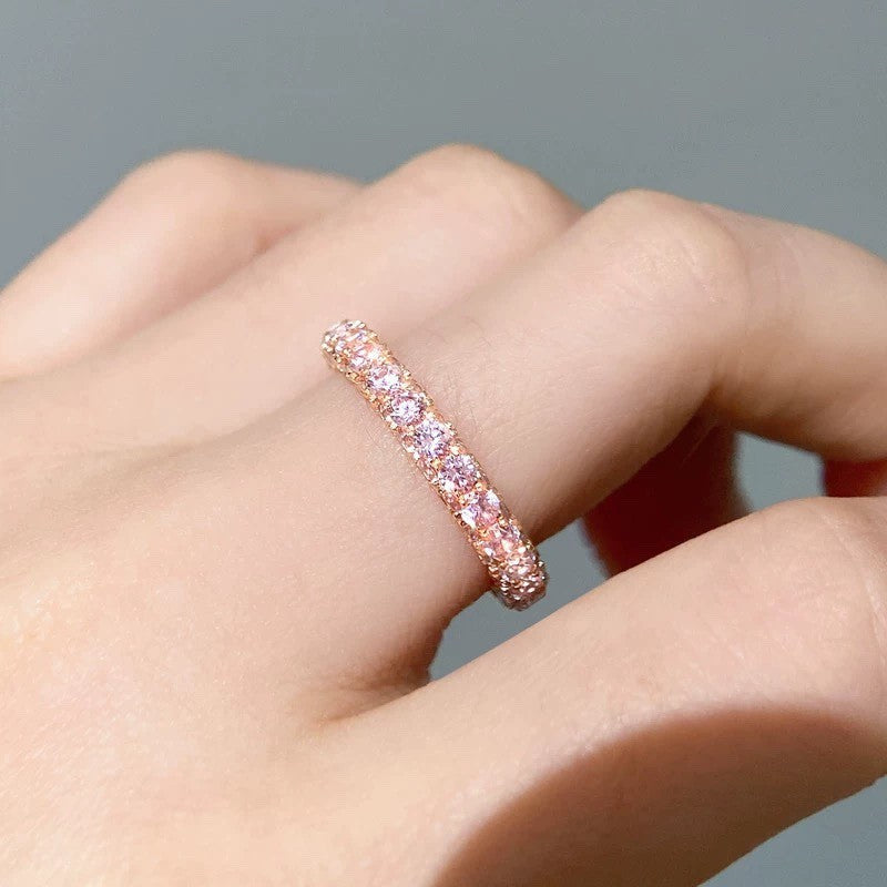 18K Celestial T Pink Crystal Ring