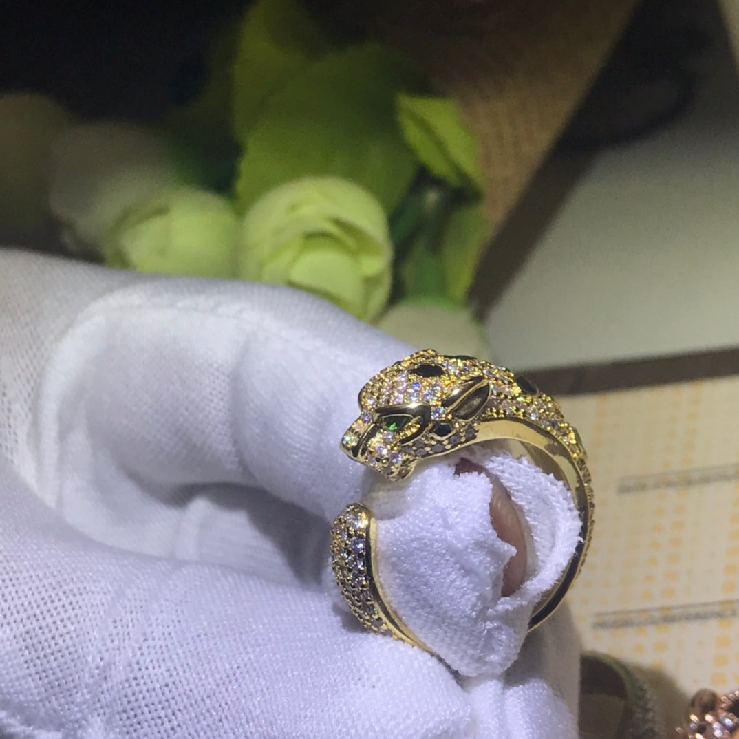 18K Celestial Panth̬re De Diamond Ring