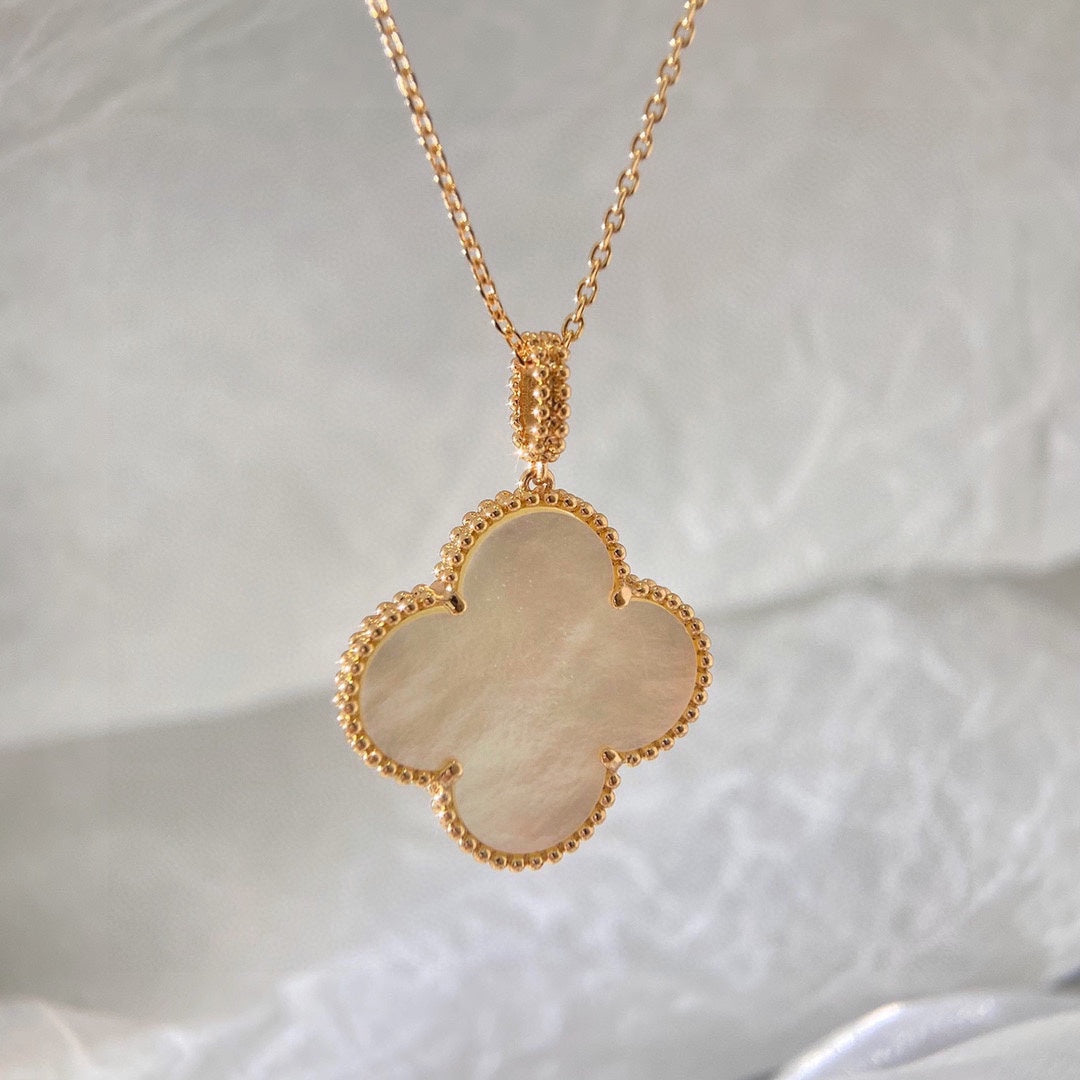 18K Celestial Magic Alhambra One Motif Pearl Necklace