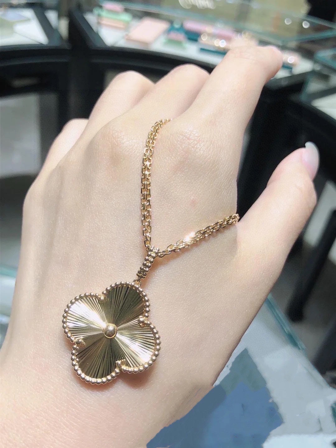 18K Celestial Magic Alhambra Necklace