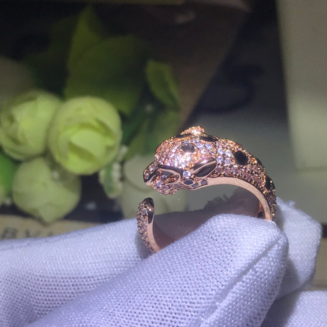 18K Celestial Panth̬re De Diamond Ring