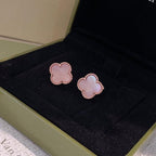 18K Celestial Magic Alhambra Pink Opale Earrings
