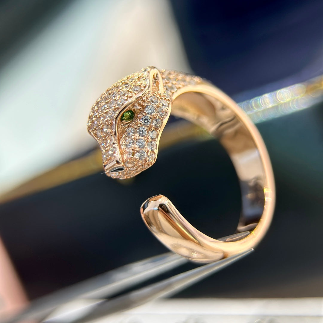 18K Celestial Panth̬re De Ring