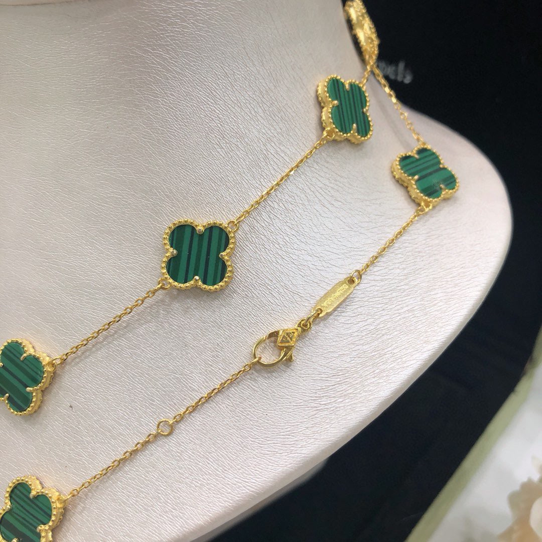 18K Celestial Vintage Alhambra 20 Motifs Long Necklace
