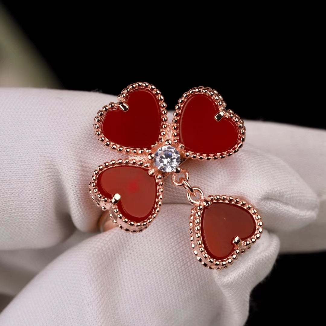 18K Celestial Sweet Alhambra Effeuillage Ring