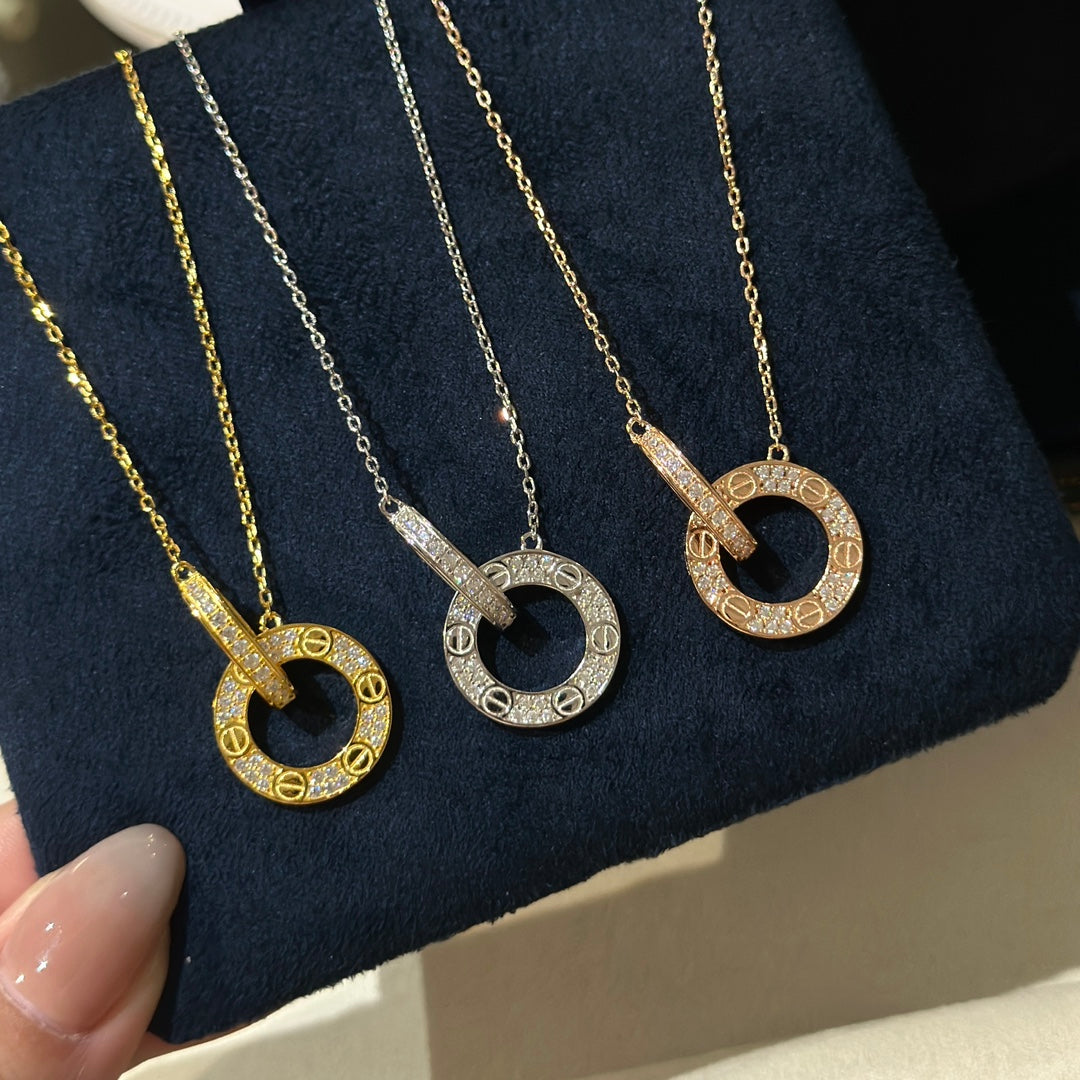 18K Celestial Love Diamonds Necklace