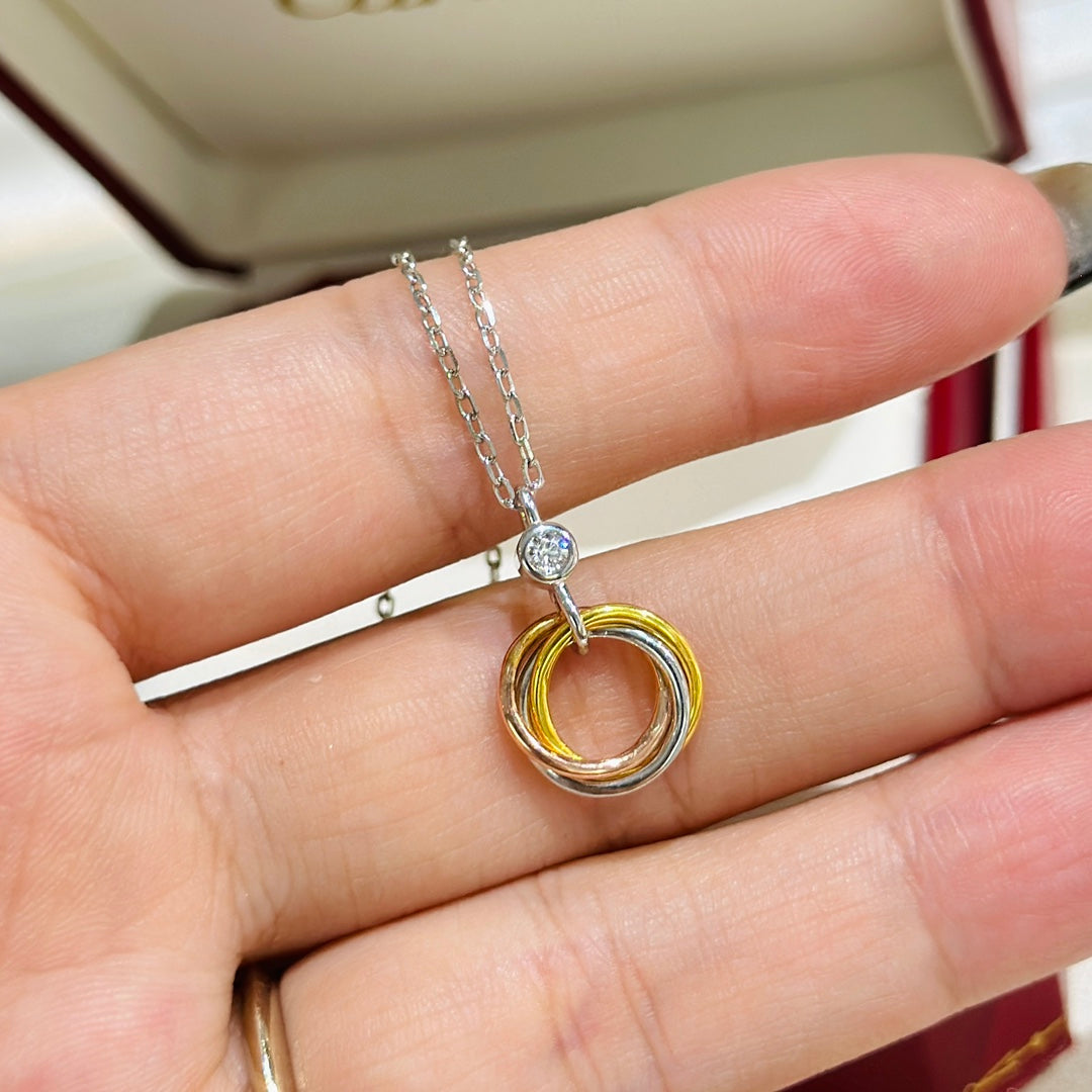 18K Celestial Trinity Necklace