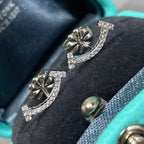 18K Celestial T Smile Diamonds Earrings