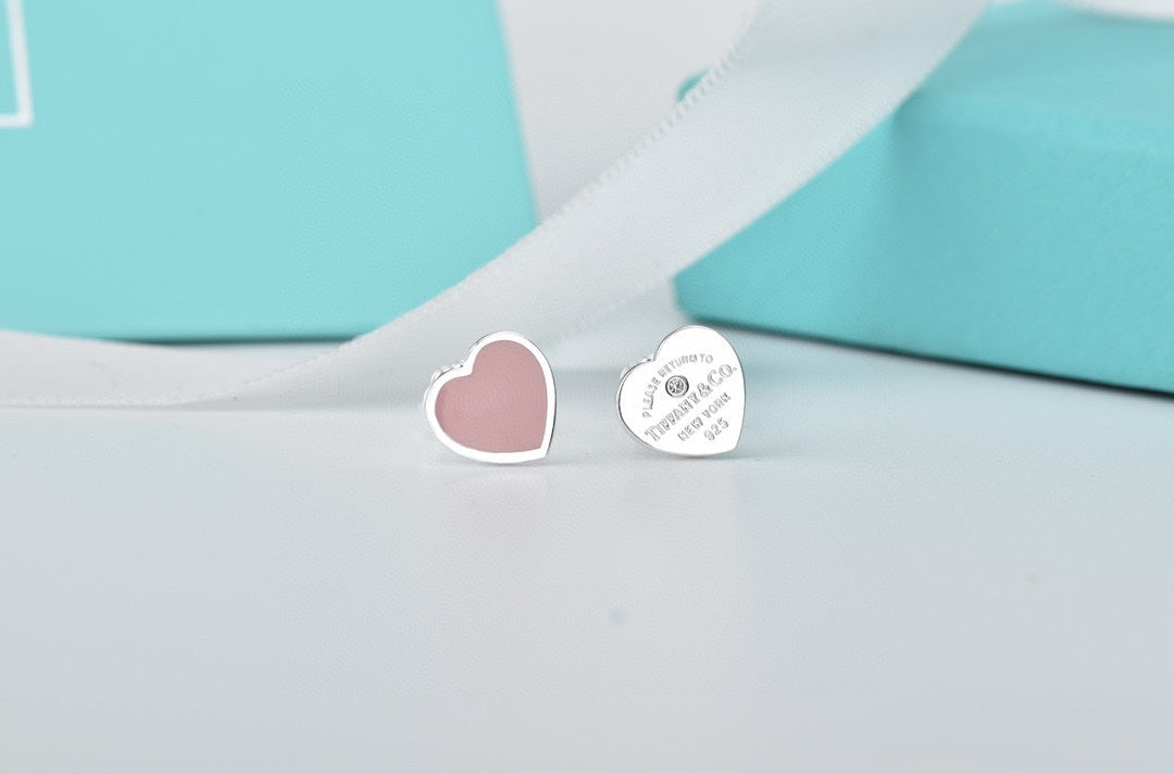 18K Celestial Return to T Heart Earrings
