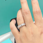 18K Celestial T Schlumberger Eighteen Stone Ring