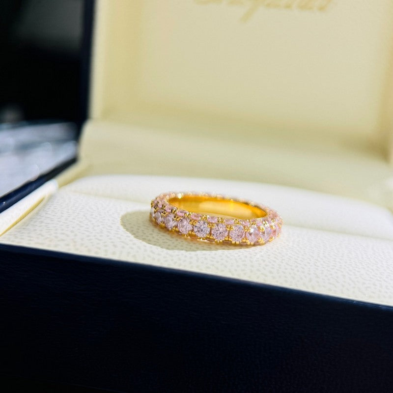 18K Celestial T Pink Crystal Ring