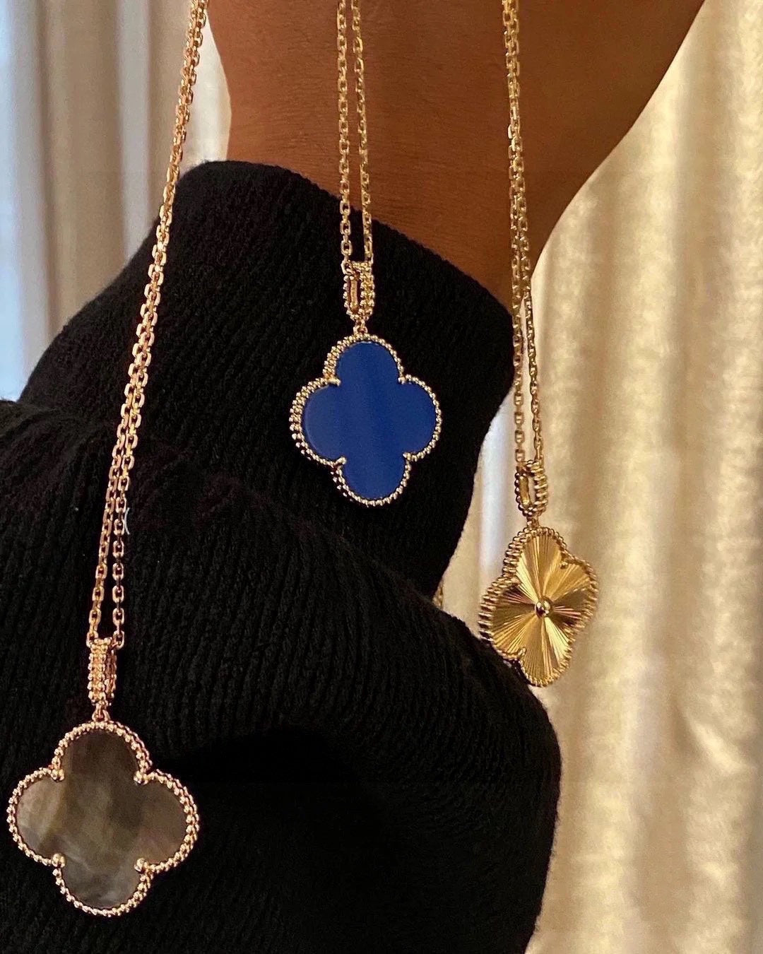 18K Celestial Magic Alhambra Necklace