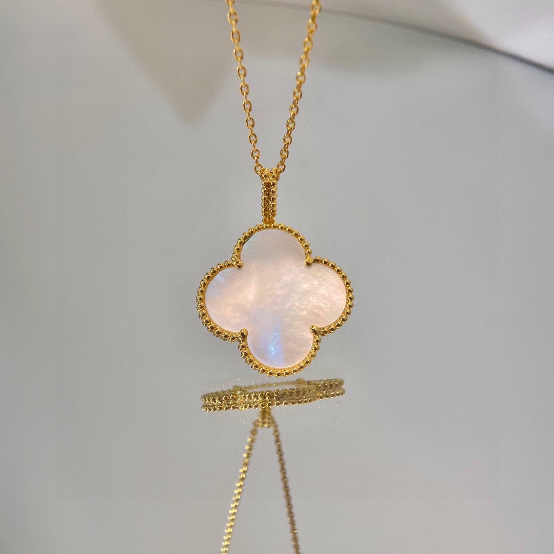 18K Celestial Magic Alhambra One Motif Pearl Necklace