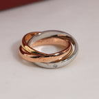 18K Celestial Trinity Five Diamonds Ring