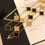 18K Celestial Vintage Alhambra 20 Motifs Long Necklace