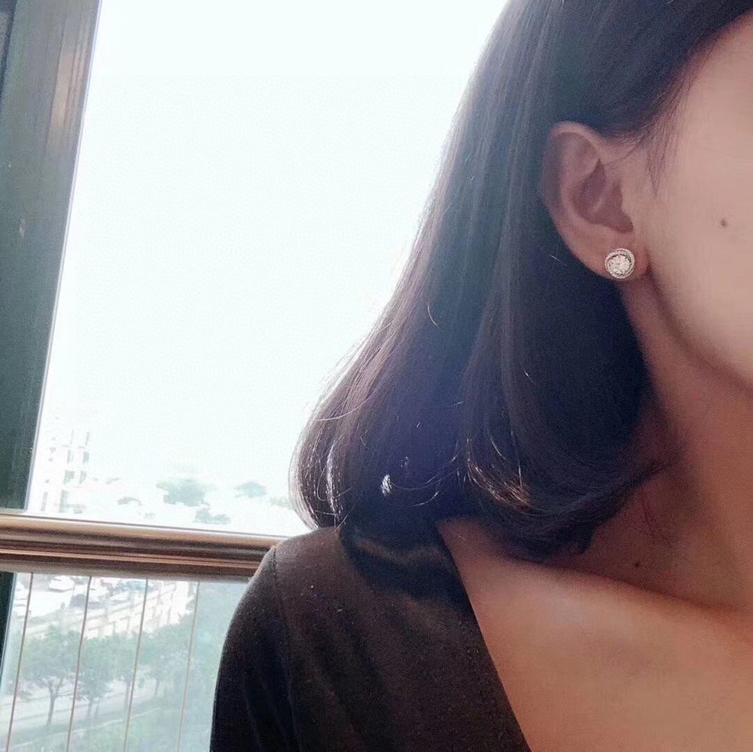 18K Celestial Trinity Ruban Earrings
