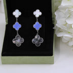 18K Celestial Magic Alhambra Three Motifs Earrings