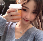 18K Celestial Perl̩e Clovers Pendant Necklace