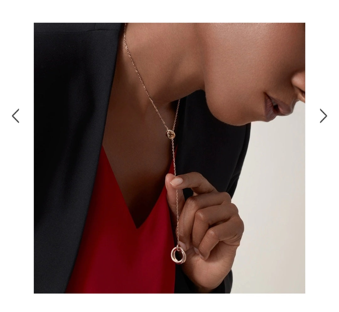 18K Celestial Trinity Diamonds Necklace