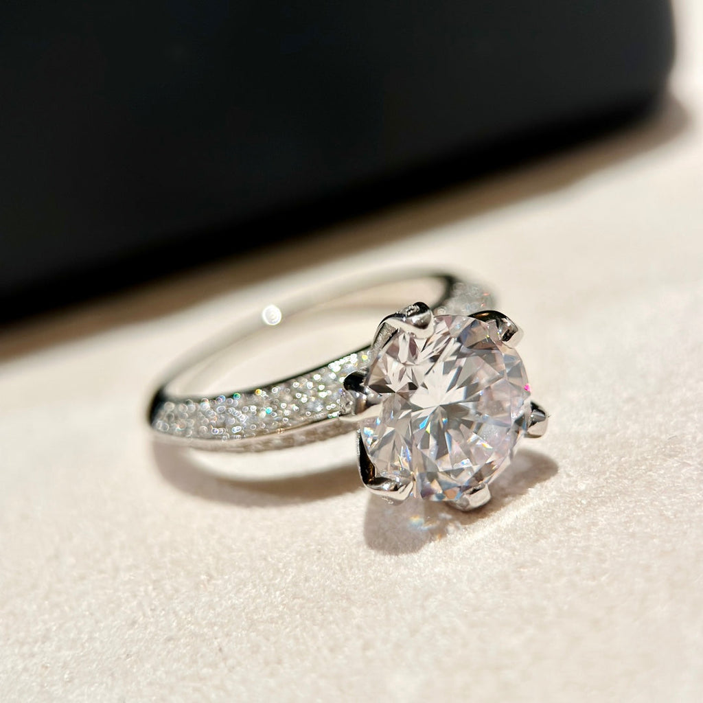 18K Celestial T Pav̩ T Setting Engagement Ring