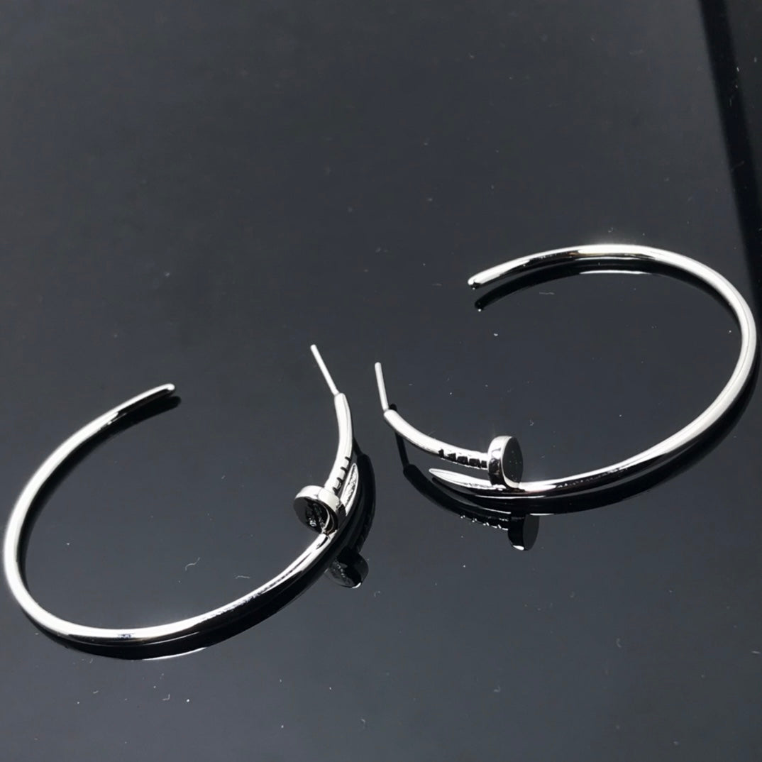 18K Celestial Juste Un Clou Large Earrings