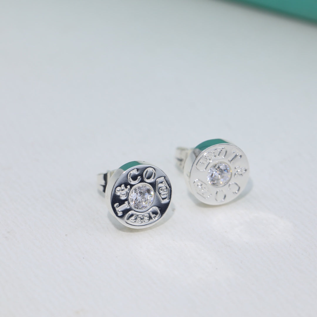 18K Celestial T 1837 Diamond Earrings