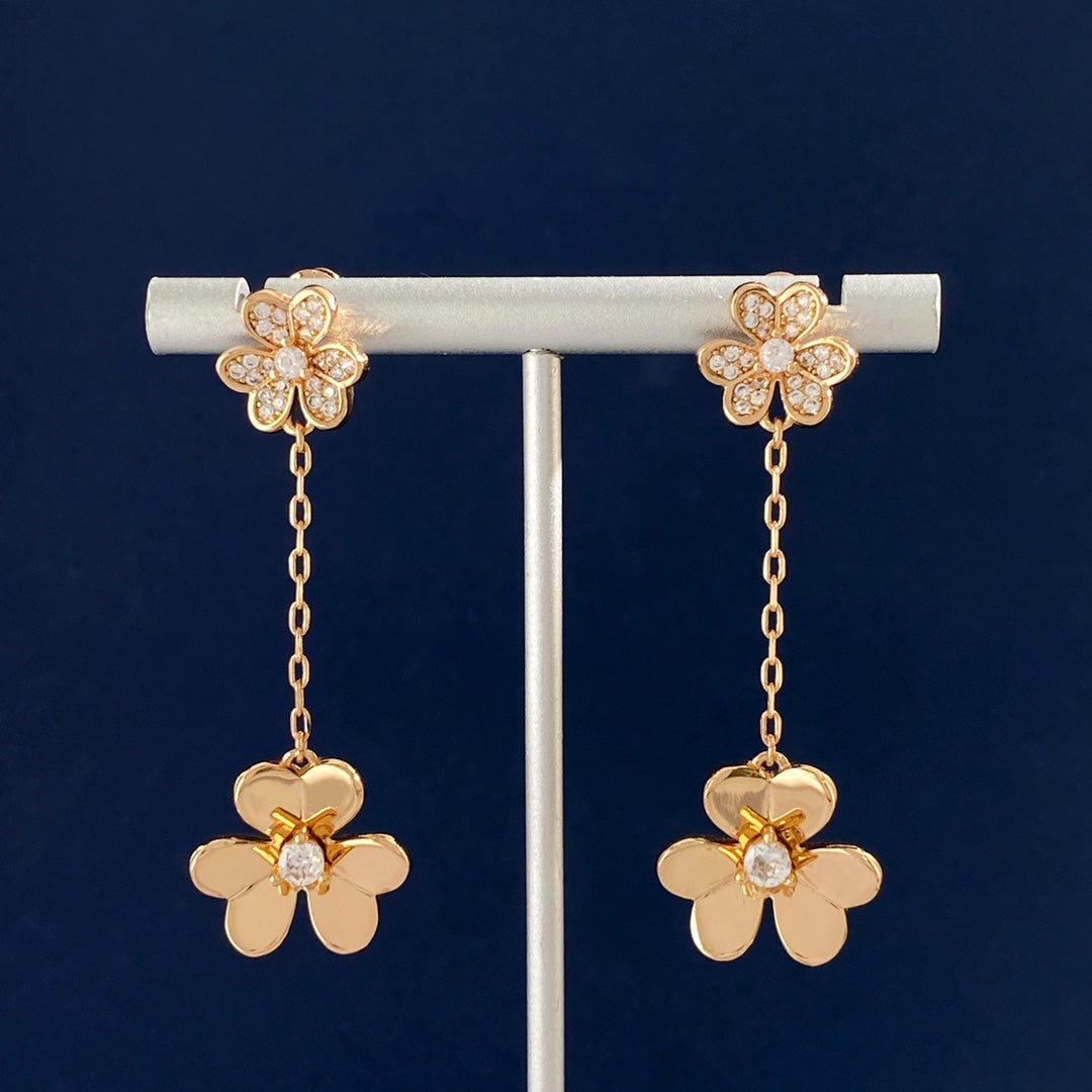 18K Celestial Frivole Pendant Earrings