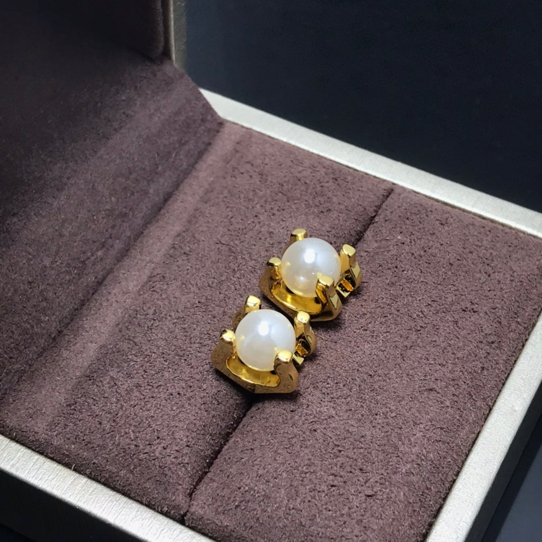 18k Celestial C De Earrings