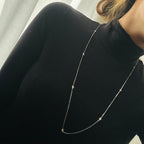 18K Celestial T Elsa Peretti Diamonds By The Yard Necklace