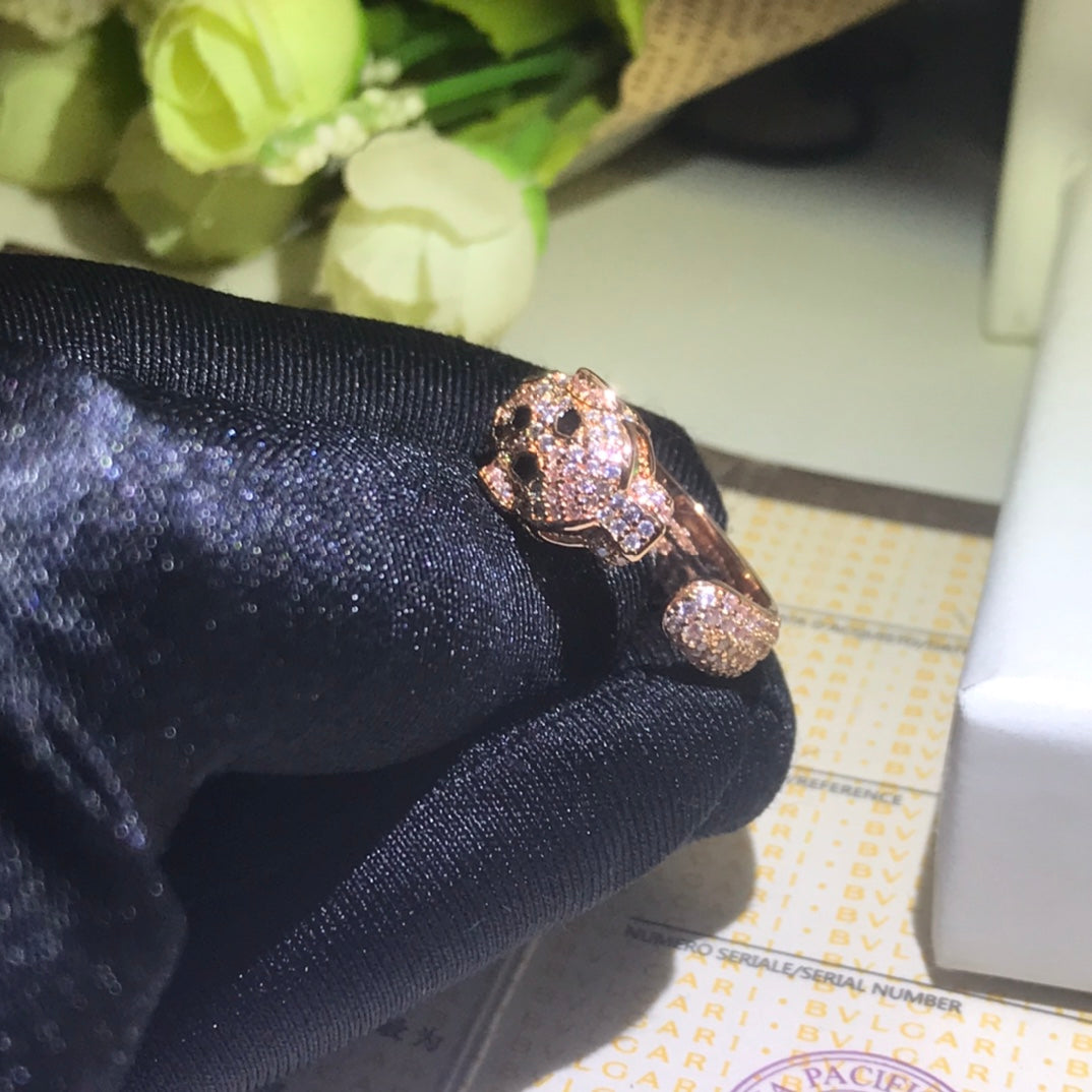 18K Celestial Panth̬re De Diamond Ring