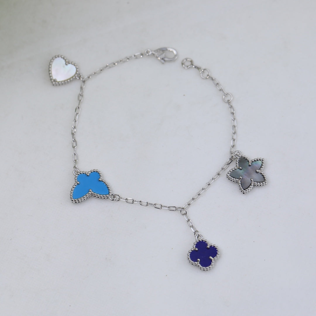 18K Celestial Sweet Alhambra Four Motifs Bracelet