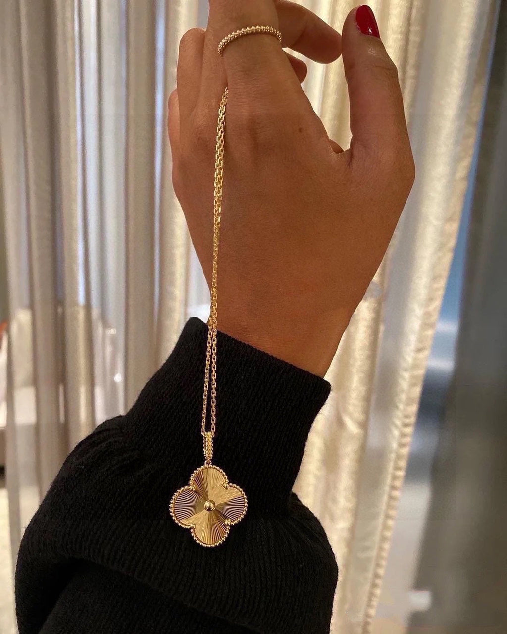 18K Celestial Magic Alhambra Necklace