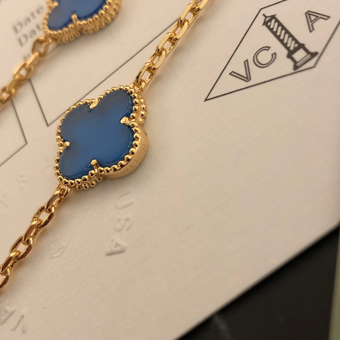 18K Celestial Vintage Alhambra 20 Motifs Long Necklace