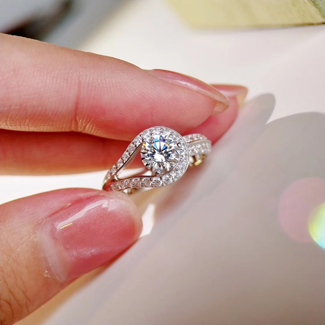 18K Celestial Couture Solitaire Ring