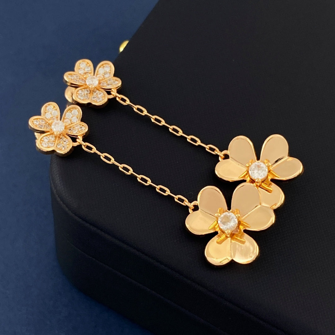 18K Celestial Frivole Pendant Earrings
