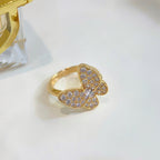 18K Celestial Two Butterfly Ring