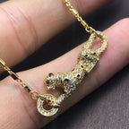 18K Celestial Panth̬re De Diamond Necklace