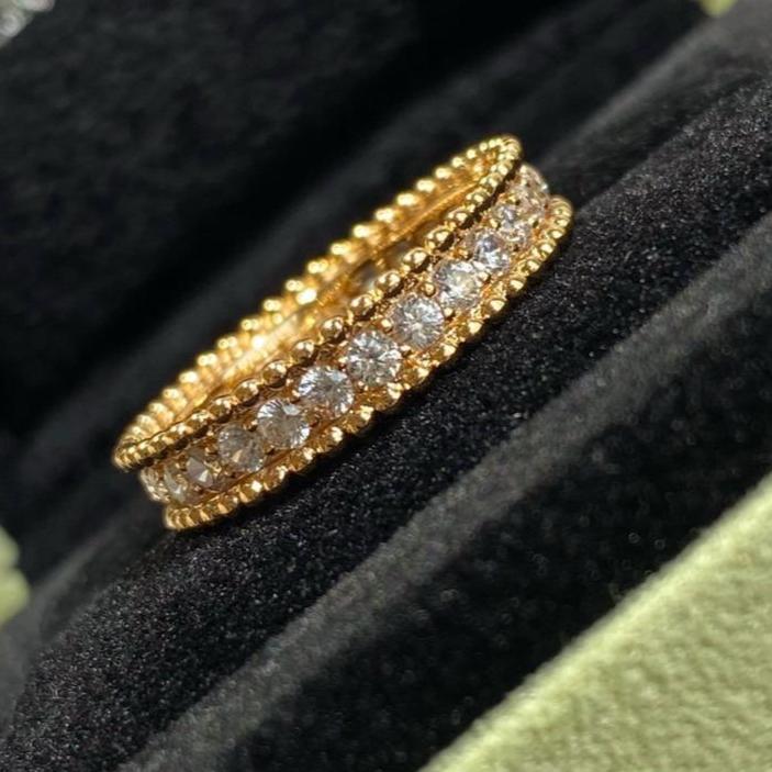 18K Celestial Perl̩e Diamonds Ring