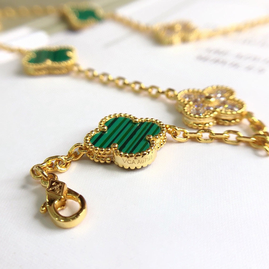 18K Celestial Vintage Alhambra 20 Motifs Long Clover Necklace