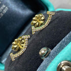 18K Celestial T Smile Diamonds Earrings