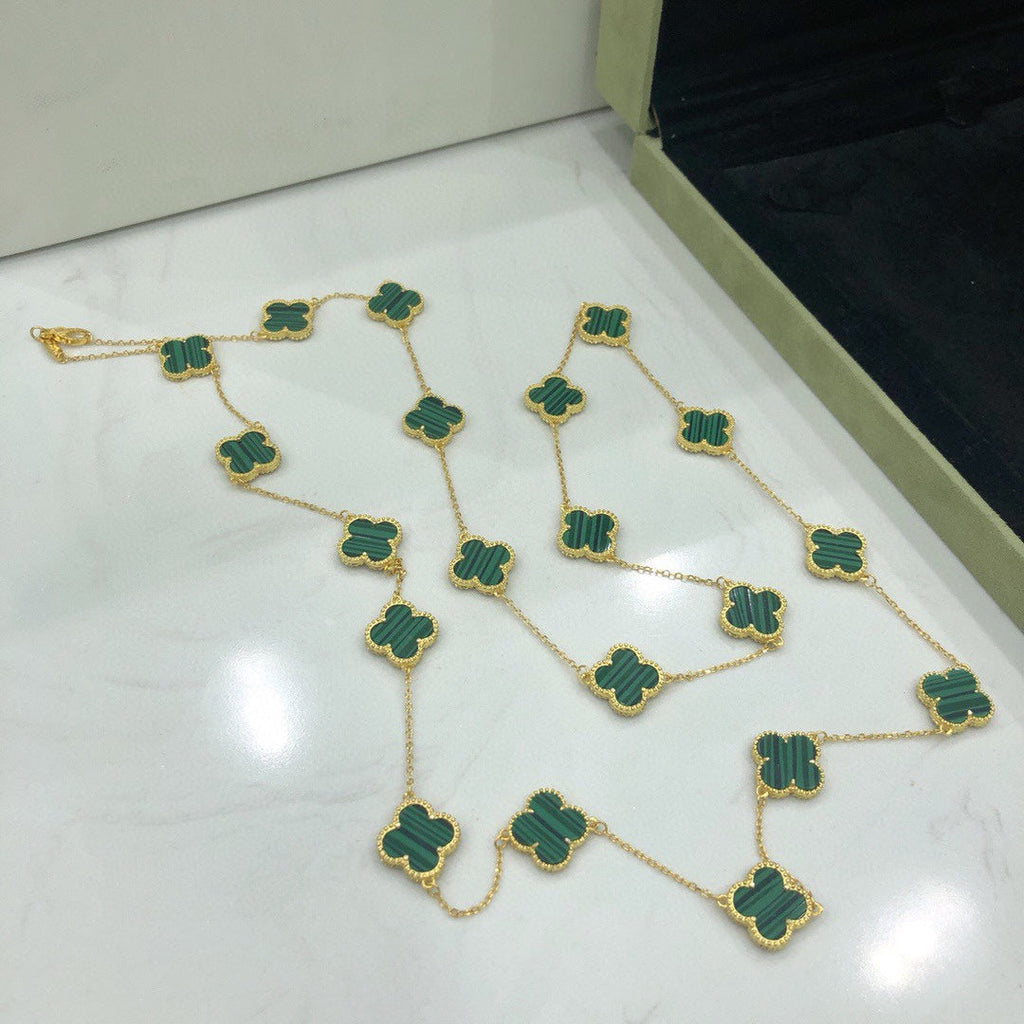 18K Celestial Vintage Alhambra 20 Motifs Long Necklace