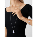 18K Celestial Magic Alhambra Purple Necklace