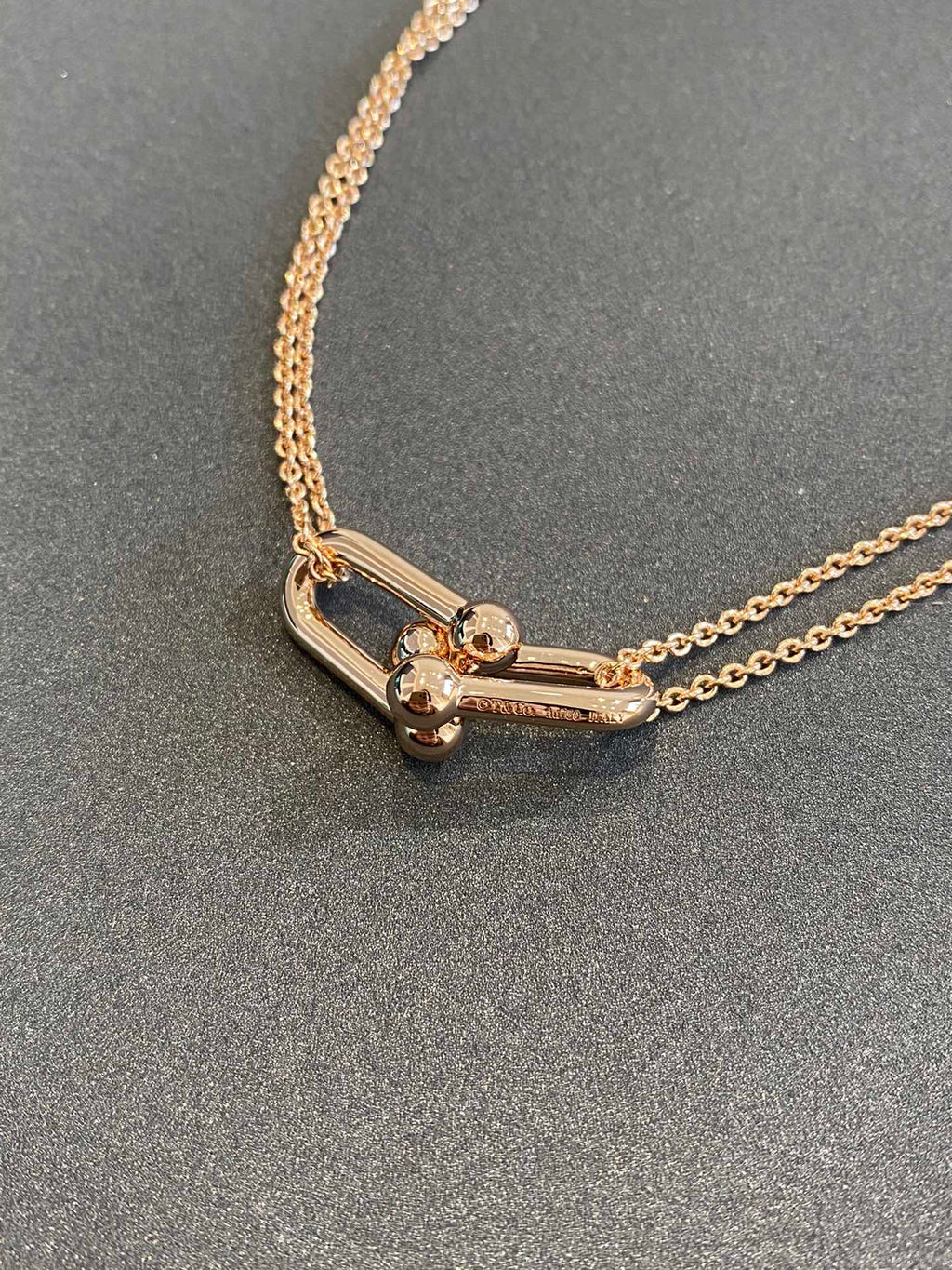 18K Celestial T HardWear Double Link Necklace